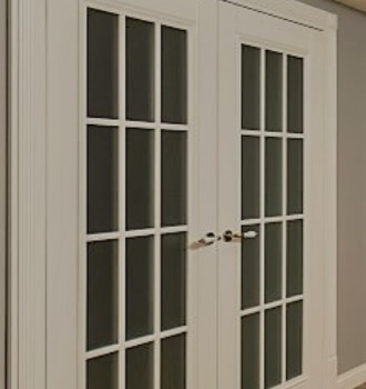 Dvokrilna PVC sobna vrata